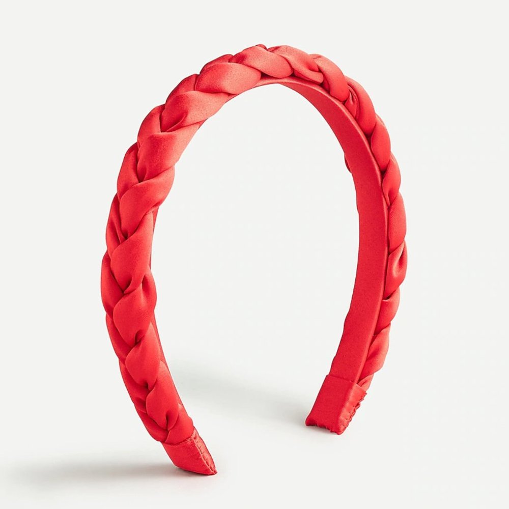 NWT Satin Braided Headband
